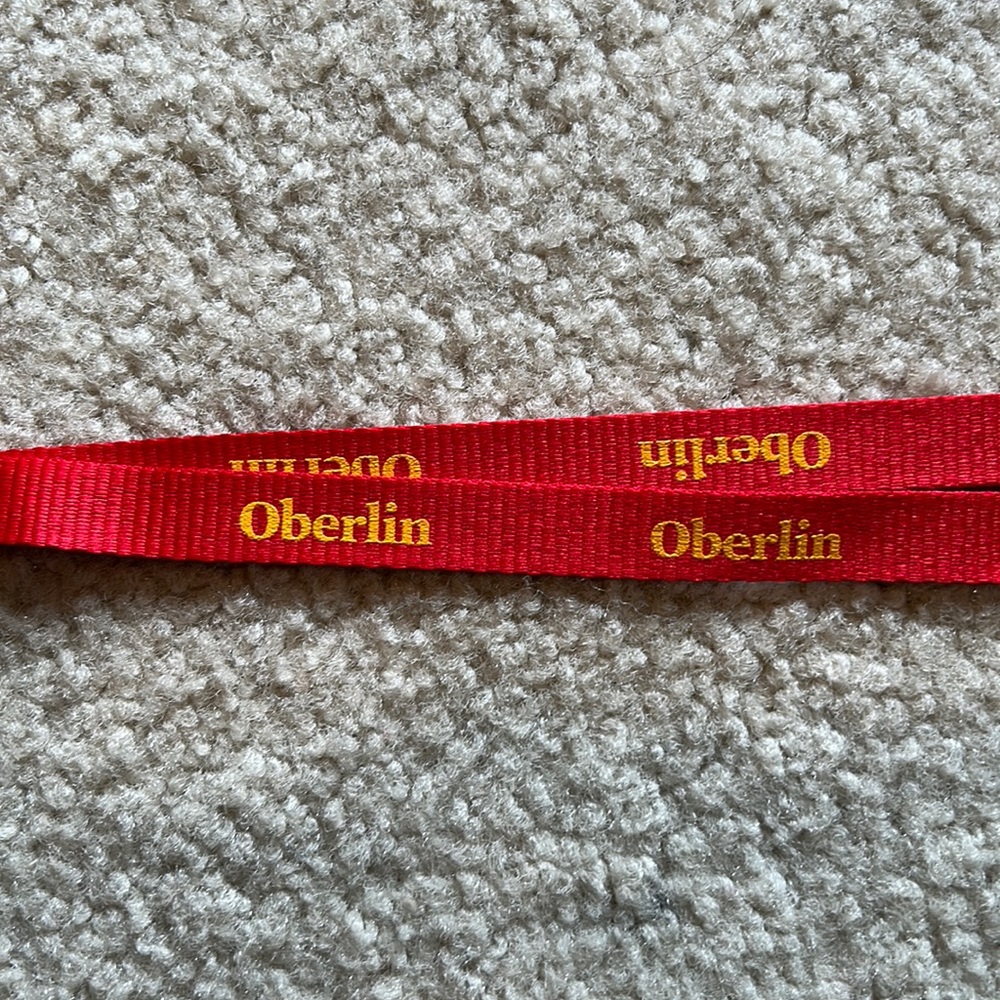 Oberlin college lanyard